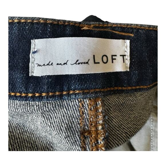 Loft Women's The Curvy Skinny Fit Mid Rise Jeans Regular Size32/14 Stretch‎ - Picture 9 of 12